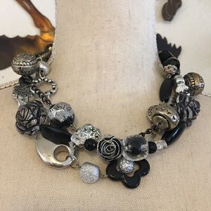 Ms V Ceros multi strand beaded necklace